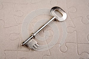 Key on puzzle