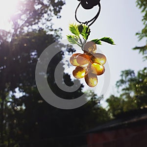Key ring illumed by sun shine