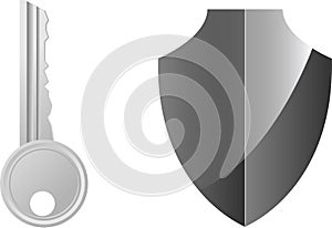 Key and shield