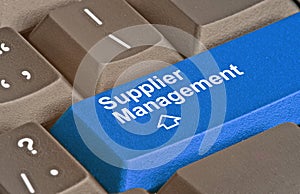 Key for supplier management photo