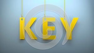 key takeaways concept and 3d render.