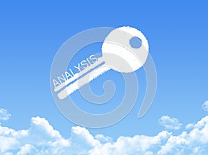 Key to Analysis cloud shape