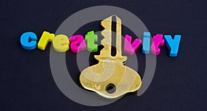 The key to creativity. photo