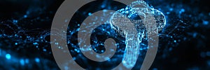 Key To Digital Opportunities Illuminated Key Unlocks Potential In A Technology Driven Economy photo