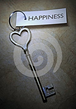 Key to happiness photo