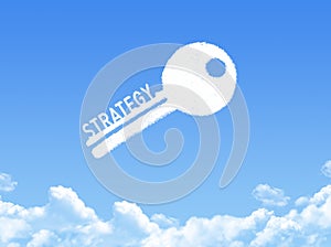 Key to Strategy cloud shape