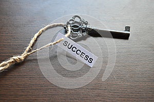 The key to succes photo