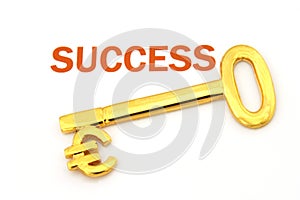 Key to success - euro