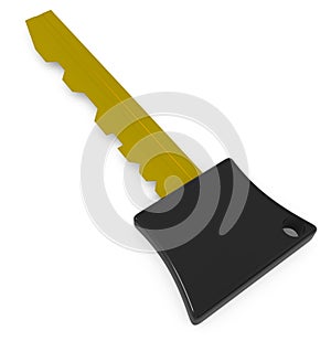 Key to Success isolated on white