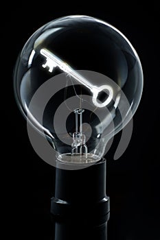 Key To Success Lightbulb