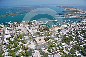 Key west aerial view