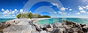 Key west beach panorama