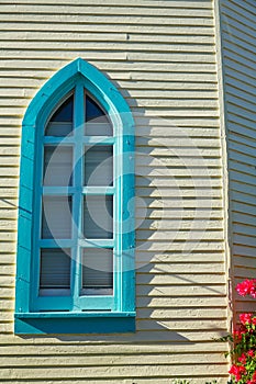 Key west downtown street houses in Florida photo