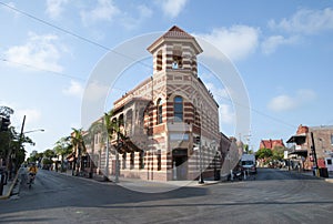 Key West Front and Duval Streets Crossroad