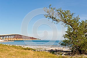Key West island bridge
