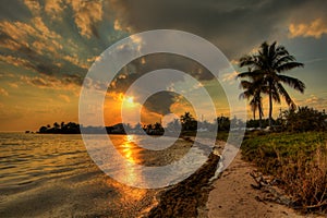 Key West Sunset - Florida Keys Relaxing Reflections