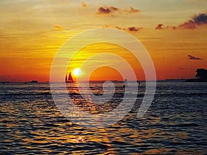 Key west sunset sail