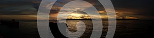 Key West twilight panorama