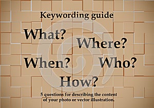 Key-wording guide