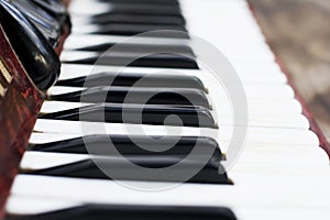 Keyboard of accordian