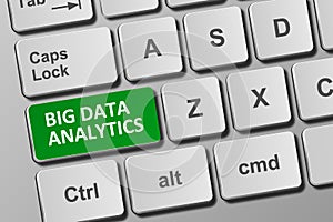 Keyboard with big data analytics button