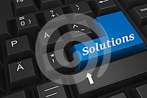 Keyboard - Blue key Solutions.