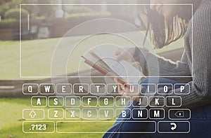 Keyboard Data Information Input Internet Typing Concept