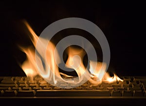 Keyboard fire