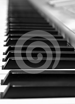 Keyboard of a grand piano