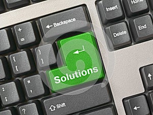 Keyboard - green key Solutions