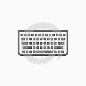Keyboard icon, computer