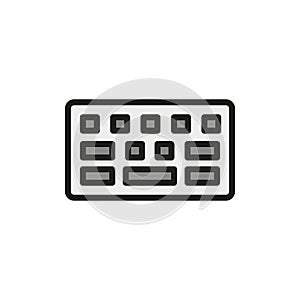 Keyboard icon vector design templates simple and modern