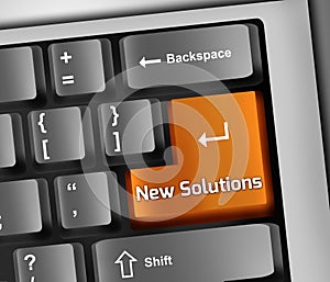 Keyboard Illustration New Solutions