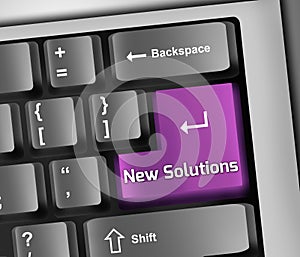 Keyboard Illustration New Solutions
