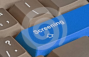 Key for screening photo