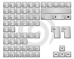 Keyboard keys photo