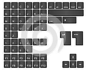 Keyboard keys photo