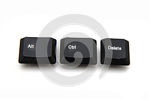 Keyboard keys - ctrl, alt, del