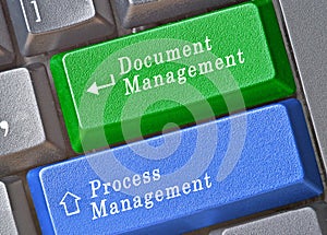 Keys for document and process management photo