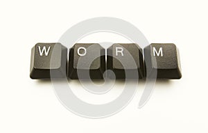 Keyboard keys WORM