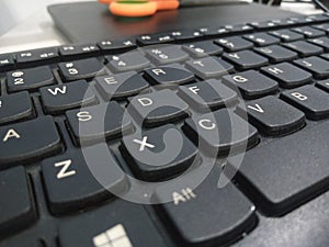 Keyboard komputer abjad snap story status