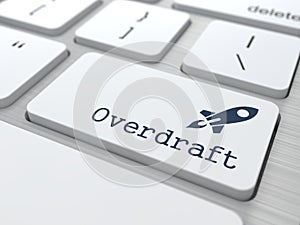 Keyboard with Overdraft Button. photo