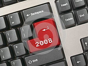 Keyboard - red key 2008