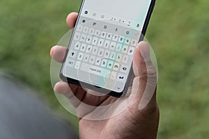 Keyboard on Samsung Galaxy A51
