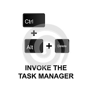 Keyboard shortcuts, invoke the task manager icon. Can be used for web, logo, mobile app, UI, UX