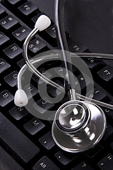 Keyboard and Stethoscope