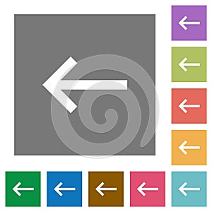 Keyboard tab square flat icons
