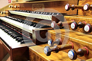 Keyboards of organ