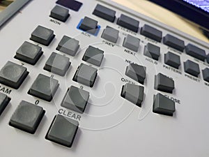 Keybord shot from high angle view