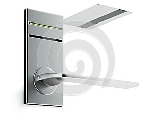 Keycard and electronic lock